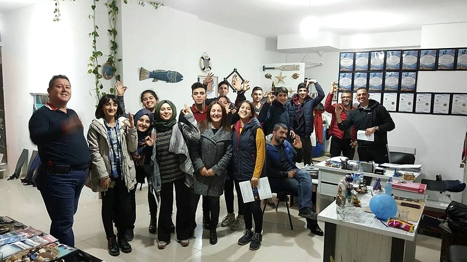 Mersin 112 Ekibi Dalış Eğitiminde